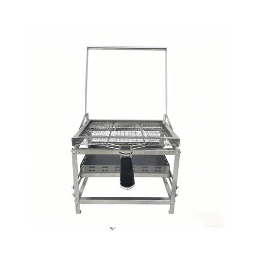 Adjustable Charcoal Rotating Grill